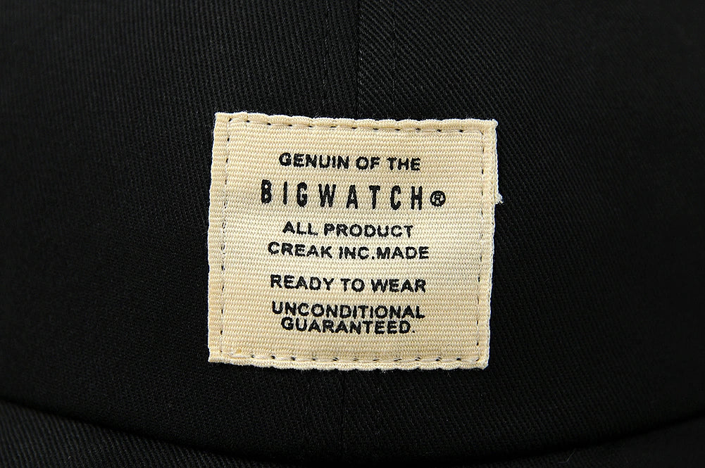 ブリッジキャップ BIGWATCH正規品 ブラック/ホワイト ビッグワッチ メッシュキャップ つば 短い アンパイア UCPM-02 春 夏 秋