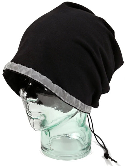 リフレクターBIGWATCH ブラック ニットキャップ ニット帽 ナイトランニング ナイトジョギング VN-01 春 秋 冬/ビッグワッチ