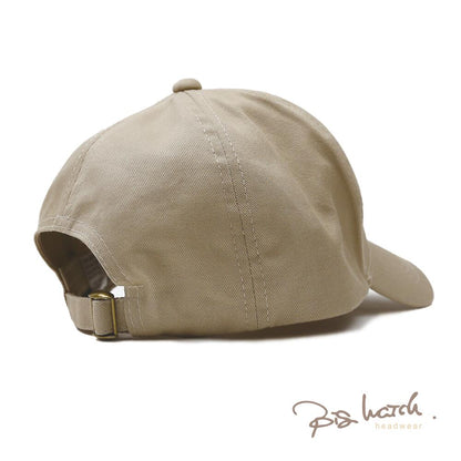 無地 ６パネルキャップ グレージュ ベージュ BIGWATCH キャップ WC-01 春夏 秋 UVケア 男女兼用サイズ レディース 帽子
