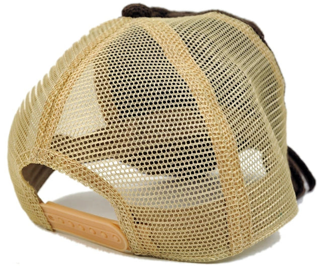 ヘンプロール BIGWATCH ブラウン ベージュ メッシュ キャップ ビッグワッチ WCHM-06　春夏 秋冬 男女兼用サイズ メンズ 帽子 レディース