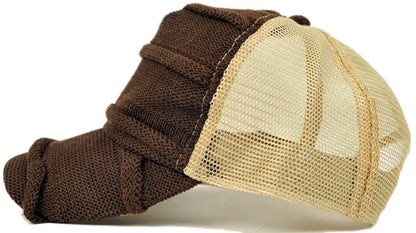 ヘンプロール BIGWATCH ブラウン ベージュ メッシュ キャップ ビッグワッチ WCHM-06　春夏 秋冬 男女兼用サイズ メンズ 帽子 レディース