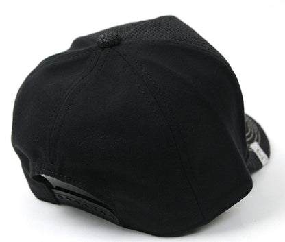 無地 ヘンプ コットン キャップ ビッグワッチ BIGWATCH正規品 オールブラック 黒 WCPMCT-01 春 夏 秋 男女兼用サイズ キャップ