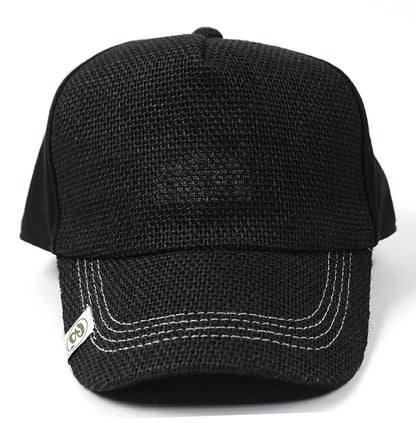 無地 ヘンプ コットン キャップ ビッグワッチ BIGWATCH正規品 オールブラック 黒 WCPMCT-01 春 夏 秋 男女兼用サイズ キャップ