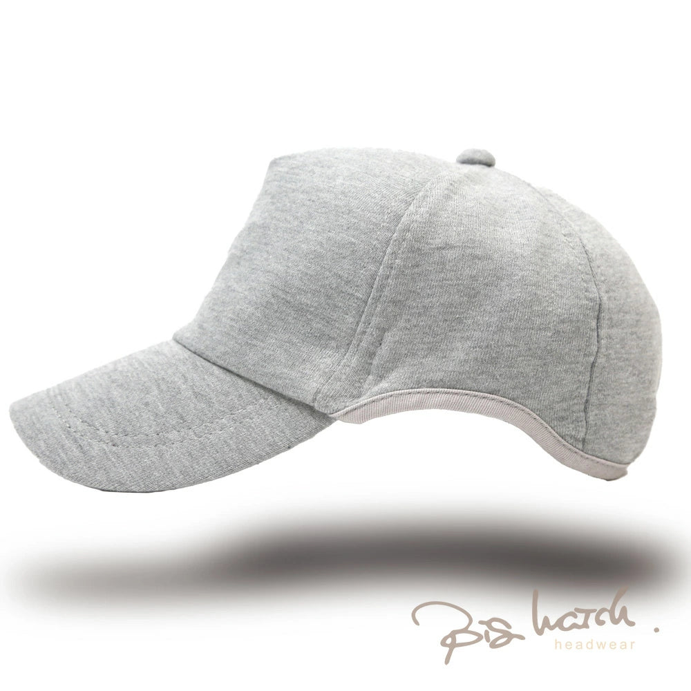 無地 ラウンド スウェットキャップ MIXグレー ビッグワッチ スポーツキャップ ウォーキング ランニング WCPR-04 男女兼用サイズ 帽子 春夏 秋 UVケア