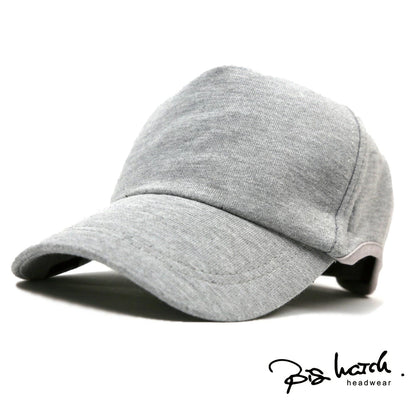 無地 ラウンド スウェットキャップ MIXグレー ビッグワッチ スポーツキャップ ウォーキング ランニング WCPR-04 男女兼用サイズ 帽子 春夏 秋 UVケア