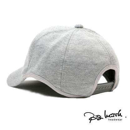 無地 ラウンド スウェットキャップ MIXグレー ビッグワッチ スポーツキャップ ウォーキング ランニング WCPR-04 男女兼用サイズ 帽子 春夏 秋 UVケア