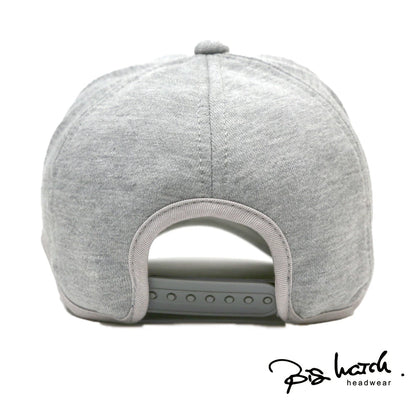 無地 ラウンド スウェットキャップ MIXグレー ビッグワッチ スポーツキャップ ウォーキング ランニング WCPR-04 男女兼用サイズ 帽子 春夏 秋 UVケア