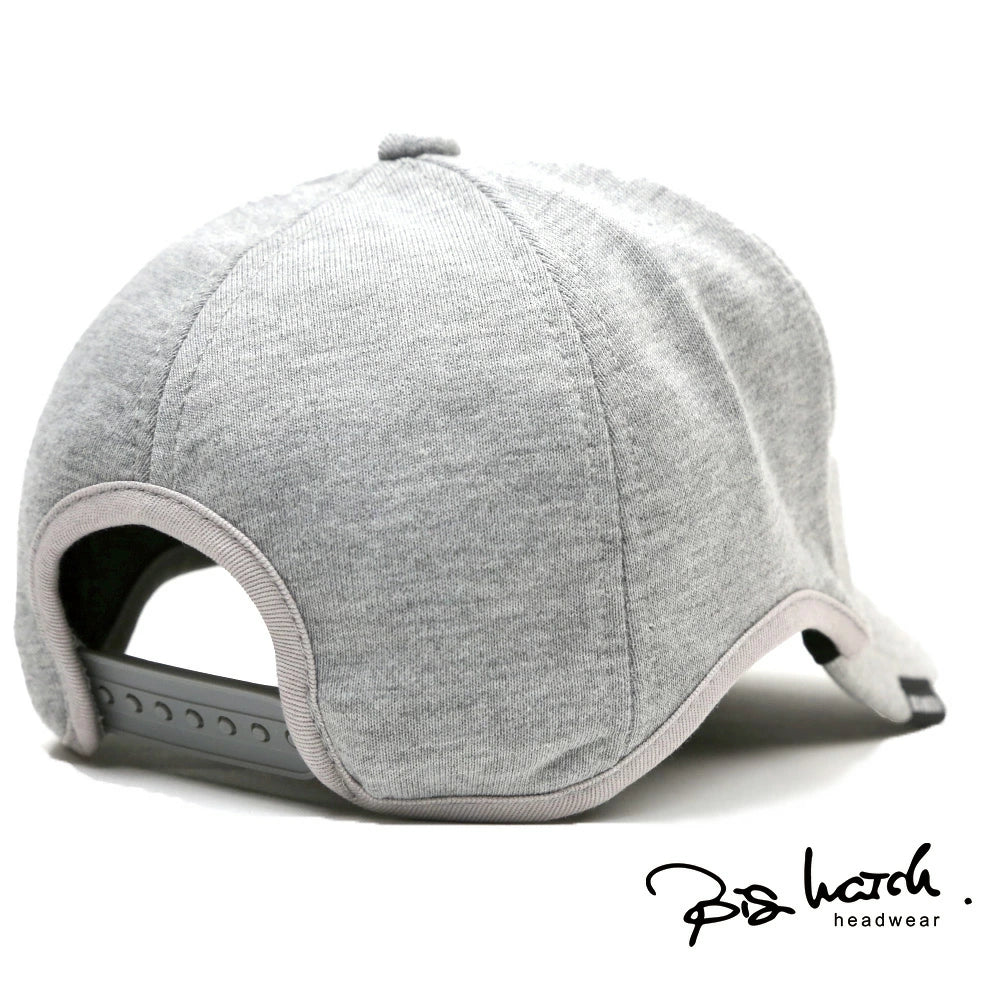 無地 ラウンド スウェットキャップ MIXグレー ビッグワッチ スポーツキャップ ウォーキング ランニング WCPR-04 男女兼用サイズ 帽子 春夏 秋 UVケア