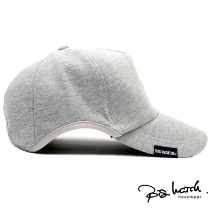 無地 ラウンド スウェットキャップ MIXグレー ビッグワッチ スポーツキャップ ウォーキング ランニング WCPR-04 男女兼用サイズ 帽子 春夏 秋 UVケア