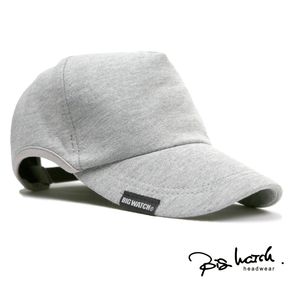 無地 ラウンド スウェットキャップ MIXグレー ビッグワッチ スポーツキャップ ウォーキング ランニング WCPR-04 男女兼用サイズ 帽子 春夏 秋 UVケア