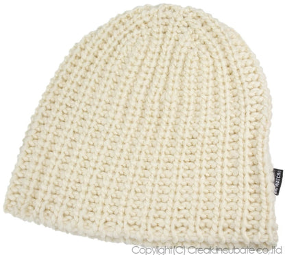 ウール ビッグワッチ ホワイト 白 BIGWATCH ニットキャップ 大きめサイズ ワッチキャップ 防寒対策 W-02 春 秋 冬 大きいサイズ メンズ 帽子 帽子 ニット帽