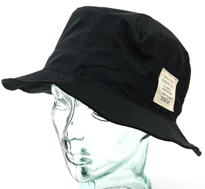 撥水加工 ハット 3色 メンズ ウォータープルーフ ハット ブラック サファリ ワイヤー フェスハット ビッグワッチ WPHA-01 春 夏 秋 UVケア バケットハット BIGWATCH正規品
