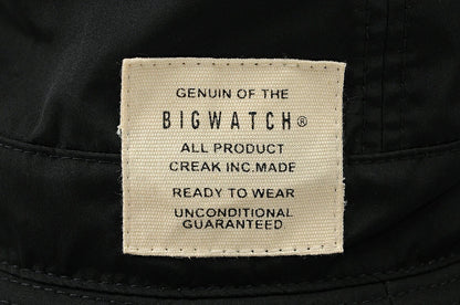 撥水加工 ハット 3色 メンズ ウォータープルーフ ハット ブラック サファリ ワイヤー フェスハット ビッグワッチ WPHA-01 春 夏 秋 UVケア バケットハット BIGWATCH正規品