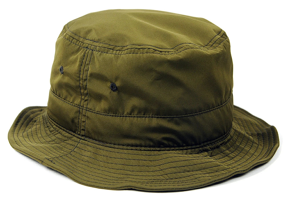 撥水加工 ハット 3色 メンズ ウォータープルーフ ハット ブラック サファリ ワイヤー フェスハット ビッグワッチ WPHA-01 春 夏 秋 UVケア バケットハット BIGWATCH正規品