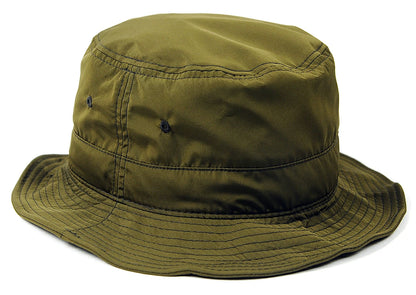 撥水加工 ハット 3色 メンズ ウォータープルーフ ハット ブラック サファリ ワイヤー フェスハット ビッグワッチ WPHA-01 春 夏 秋 UVケア バケットハット BIGWATCH正規品