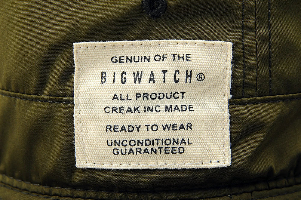 撥水加工 ハット 3色 メンズ ウォータープルーフ ハット ブラック サファリ ワイヤー フェスハット ビッグワッチ WPHA-01 春 夏 秋 UVケア バケットハット BIGWATCH正規品