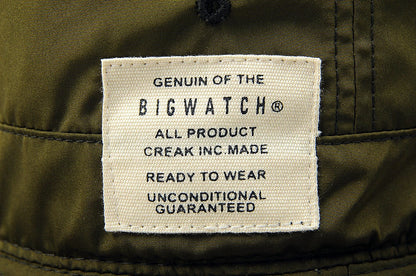 撥水加工 ハット 3色 メンズ ウォータープルーフ ハット ブラック サファリ ワイヤー フェスハット ビッグワッチ WPHA-01 春 夏 秋 UVケア バケットハット BIGWATCH正規品