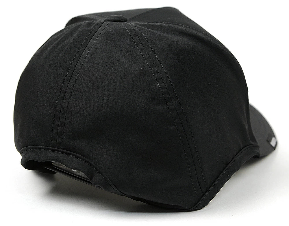 ウォータープルーフ（撥水加工）ラウンドキャップ BIGWATCH正規品 ブラック キャップ ビッグワッチ ゴルフ スポーツ ランニング 帽子 WPR-01 春 夏 秋 UVケア メンズ 帽子