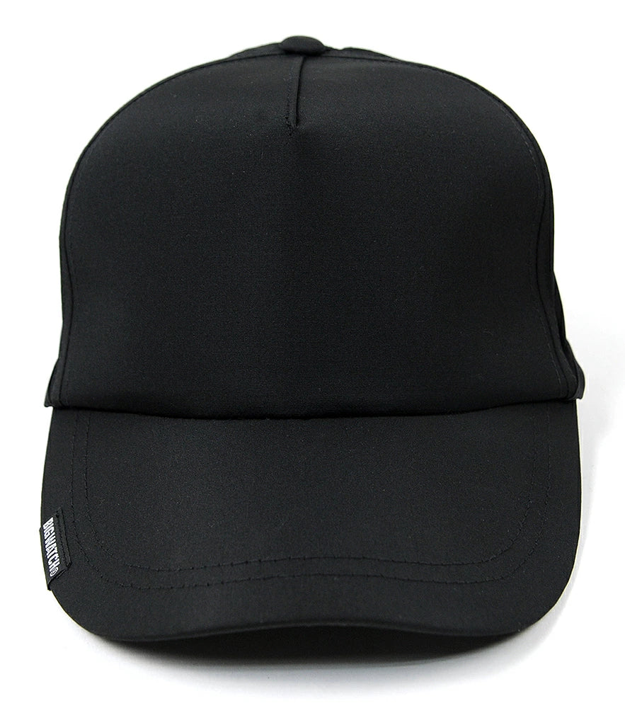 ウォータープルーフ（撥水加工）ラウンドキャップ BIGWATCH正規品 ブラック キャップ ビッグワッチ ゴルフ スポーツ ランニング 帽子 WPR-01 春 夏 秋 UVケア メンズ 帽子