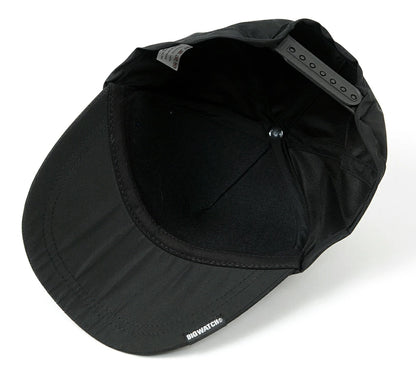 ウォータープルーフ（撥水加工）ラウンドキャップ BIGWATCH正規品 ブラック キャップ ビッグワッチ ゴルフ スポーツ ランニング 帽子 WPR-01 春 夏 秋 UVケア メンズ 帽子