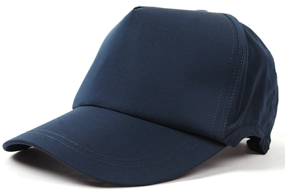 ウォータープルーフ（撥水加工）ラウンドキャップ BIGWATCH正規品 ネイビー キャップ ビッグワッチ ゴルフ スポーツ ランニング 帽子 WPR-02 春 夏 秋 UVケア メンズ 帽子