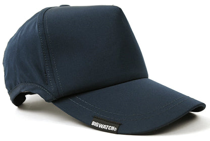 ウォータープルーフ（撥水加工）ラウンドキャップ BIGWATCH正規品 ネイビー キャップ ビッグワッチ ゴルフ スポーツ ランニング 帽子 WPR-02 春 夏 秋 UVケア メンズ 帽子