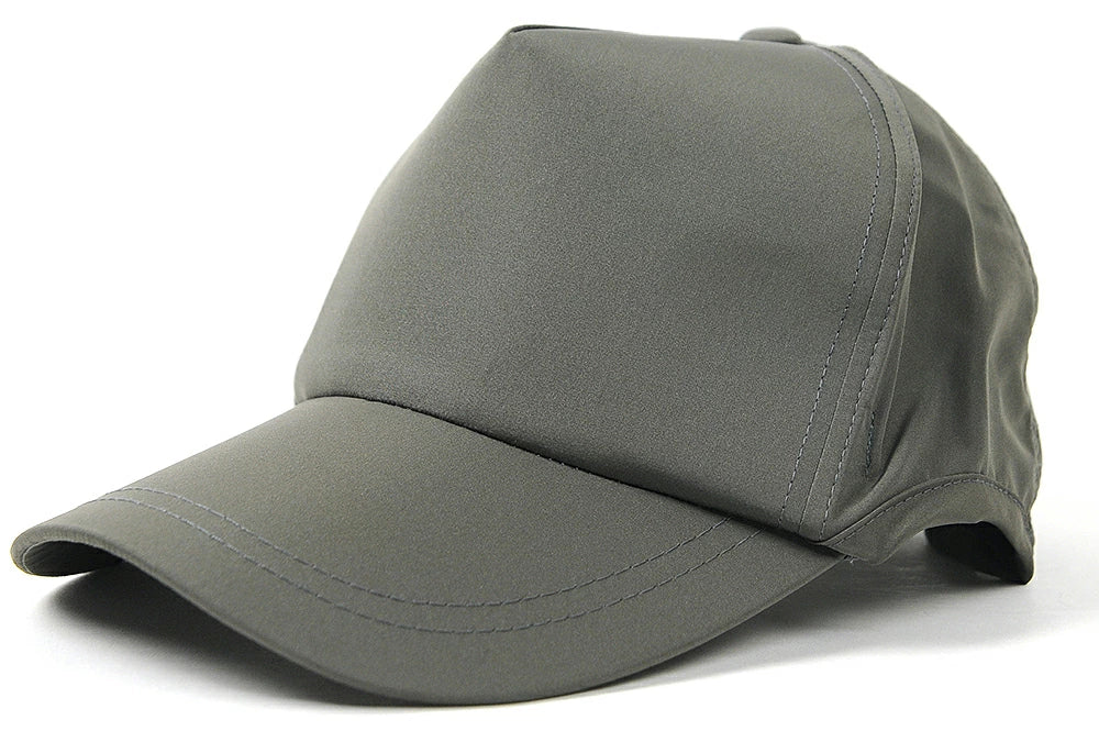 ウォータープルーフ（撥水加工）ラウンドキャップ BIGWATCH正規品  キャップ チャコールグレー ビッグワッチ ゴルフ スポーツ ランニング 帽子 WPR-03 春 夏 秋 UVケア メンズ 帽子