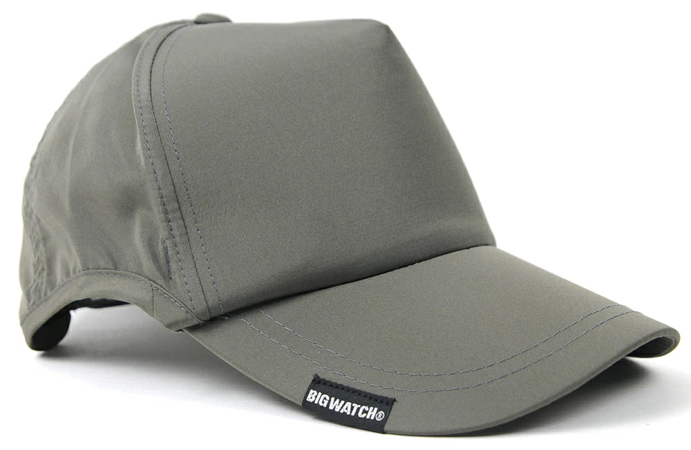 ウォータープルーフ（撥水加工）ラウンドキャップ BIGWATCH正規品  キャップ チャコールグレー ビッグワッチ ゴルフ スポーツ ランニング 帽子 WPR-03 春 夏 秋 UVケア メンズ 帽子