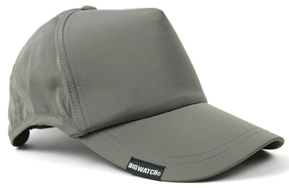ウォータープルーフ（撥水加工）ラウンドキャップ BIGWATCH正規品  キャップ チャコールグレー ビッグワッチ ゴルフ スポーツ ランニング 帽子 WPR-03 春 夏 秋 UVケア メンズ 帽子