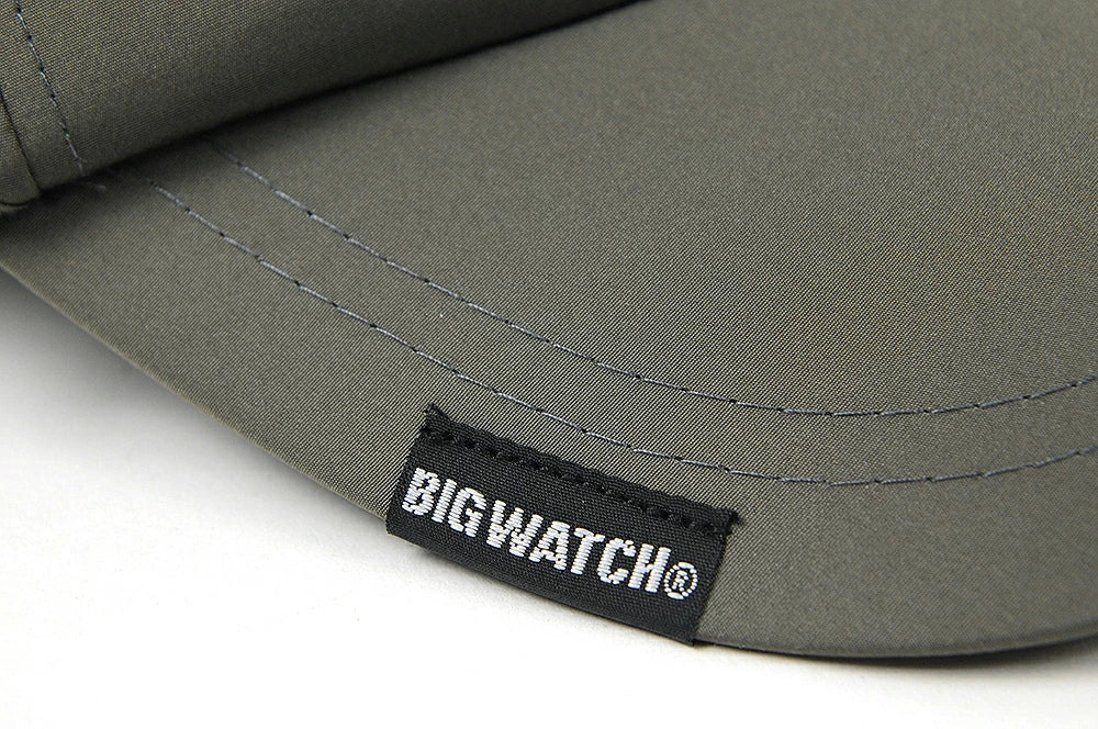 ウォータープルーフ（撥水加工）ラウンドキャップ BIGWATCH正規品  キャップ チャコールグレー ビッグワッチ ゴルフ スポーツ ランニング 帽子 WPR-03 春 夏 秋 UVケア メンズ 帽子