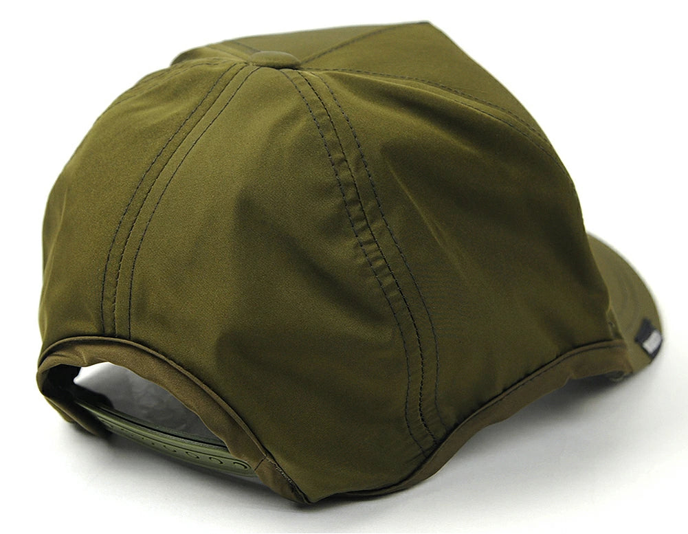 ウォータープルーフ（撥水加工）ラウンドキャップ BIGWATCH正規品  キャップ カーキ ビッグワッチ ゴルフ スポーツ ランニング 帽子 WPR-04 春 夏 秋 UVケア メンズ 帽子