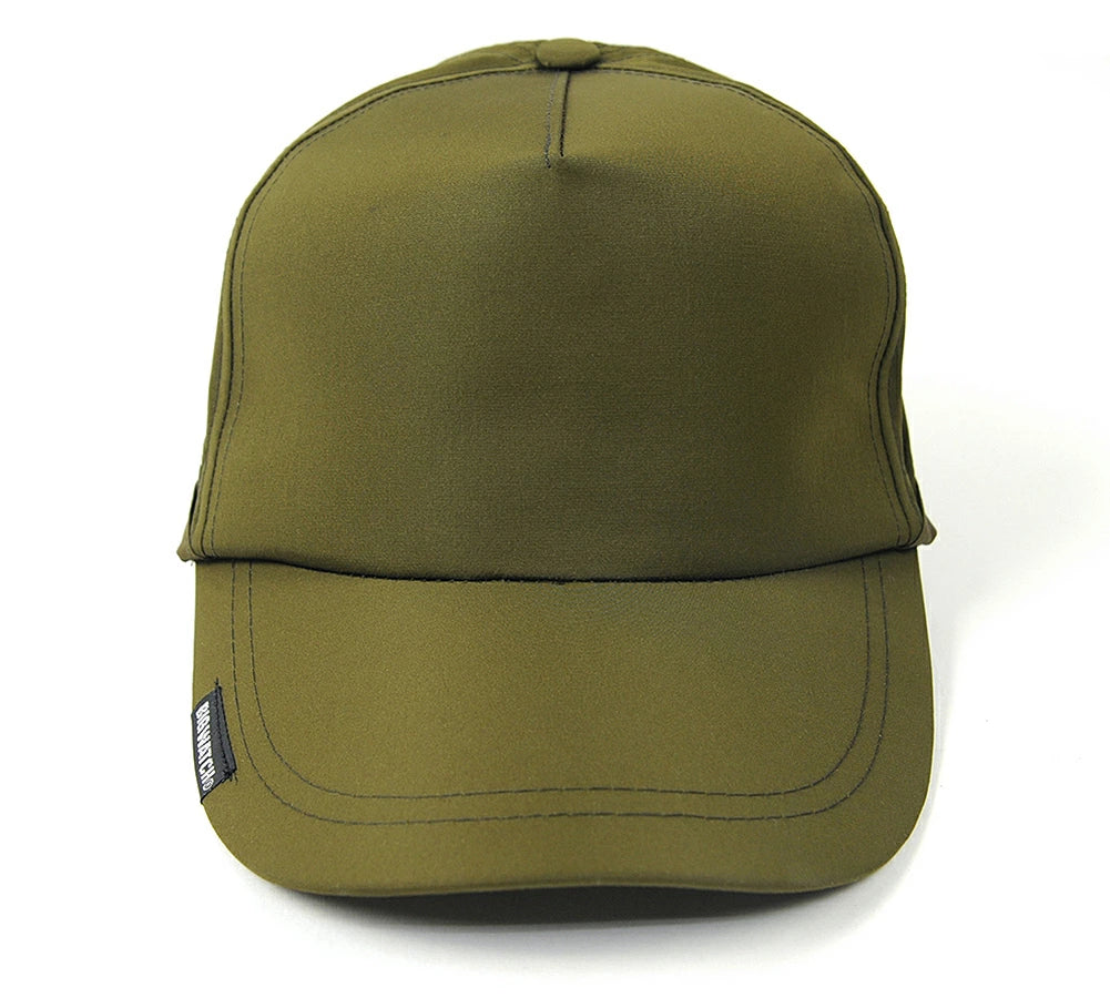 ウォータープルーフ（撥水加工）ラウンドキャップ BIGWATCH正規品  キャップ カーキ ビッグワッチ ゴルフ スポーツ ランニング 帽子 WPR-04 春 夏 秋 UVケア メンズ 帽子